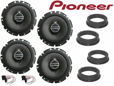 Pioneer passend für Seat Leon 1M 99 -06 Lautsprecher Set Tür Vorn Hinten 500 W - Bild 1 von 4