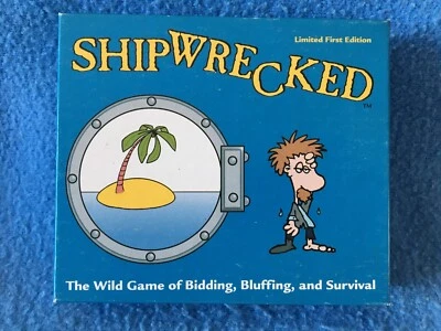SHIPWRECKED Limited First Ed. Strategy Card Game Out of the Box 2000 Complete - Image 1 of 3
