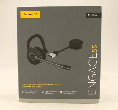 *Jabra GN Engage 55 Convertible Wireless Headset Headband 9555-410-125  - Image 1 of 4