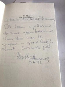 SIGNED Mollie Harris Another Kind Of Magic 1971 Jacket By John Ward The Archers - Imagen 1 de 4