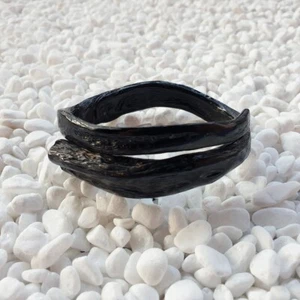 Brazalete Brazalete Indonesio Genuino Flexible Akar Bahar Hecho a Mano Coral #104 - Imagen 1 de 10