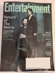 Entertainment Weekly - Return of the Matrix - Keanu Reeves - January 2022 #1623 - Picture 1 of 1