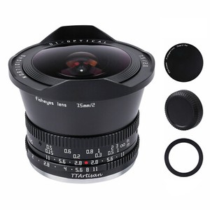TTartisan 7.5mm F2.0 Manual Focus MF Fisheye Lens for X/E/Z/RF/EOS-M/M43/L mount