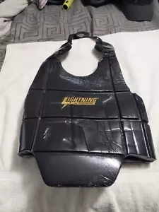 Lightning By Proforce Chest Protector Black Size Large Hook and loop strap - Picture 1 of 6