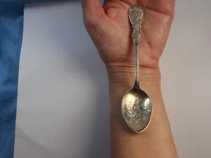 Sterling Silver Columbian 1492 Exposition Souvenir Spoon By Tilden Thurber & Co. - Picture 1 of 24