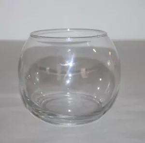Libbey 802 Ball Fish Bowl 3.875 Inch 9.8 Centimeter Clear Glass USA - Picture 1 of 8
