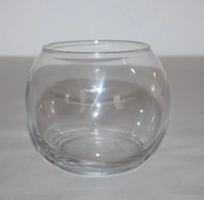 Libbey 802 球鱼碗 3.875 英寸 9.8 厘米透明玻璃美国 — 第 1/4 张图片