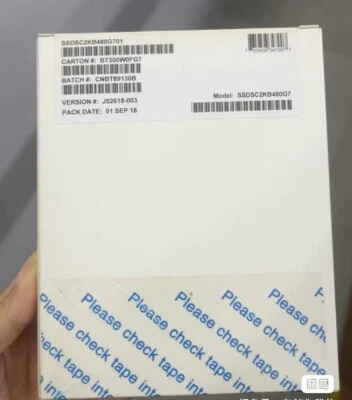 Intel S4500 480GB Series SSD 2.5 SATA3 Solid State Drive SSDSC2KB480G7 480 Go - Image 1 of 2