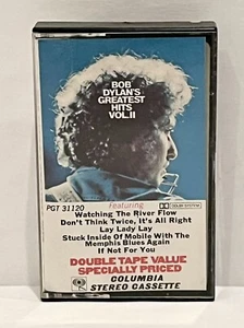 1980's Columbia Bob Dylan's Greatest Hits Vol. 2 Cassette Tape Tested - Picture 1 of 6