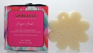 Tampón infundido de lavado corporal Spongelle Private Reserve: Sugar Crush, jengibre blanco - Imagen 1 de 9