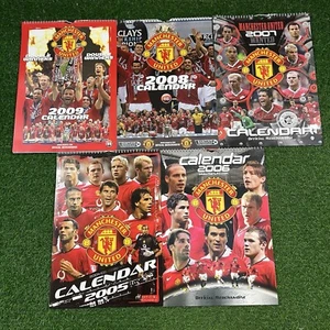 Manchester United Football Calendar Set 2005-2009 Box 10 - Picture 1 of 2