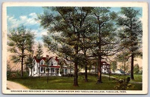 K16/ Tusculum Tennessee Postcard c1910 Washington College Homes 52 - Picture 1 of 4