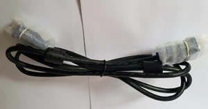 Adapterkabel PC und Monitor Kabel schwarz 2 Stecker blau ~~~Neu ohne OVP~~~ - Bild 1 von 1