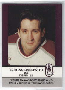 1994-95 Hershey Bears (AHL) Terran Sandwith