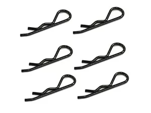 Clips de carrocería EDS Racing Products para escala 1/8 (negro) (6 piezas) - EDS-304010 - Imagen 1 de 1