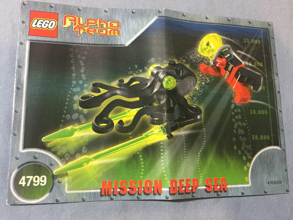 Lego Instruction Manual Alpha Team 4799 Ogel Drone Octopuss No Bricks  - Image 1 of 1