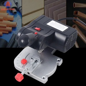 Mini Bench Top Cut-Off Chop Saw DIY metal wood Cutting Tool w/ 2 Blade Miter Saw - Picture 1 of 11