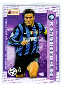 2023/24 Topps Merlin Heritage UCC FC Internazionale Legends Javier Zanetti /99 - Picture 1 of 2