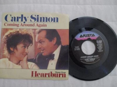 Carly Simon-Coming Around Again 7" USA Arista Records P/S 1986 EX/EX - Image 1 of 4