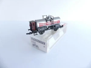 FLEISCHMANN 5431 K WAGON CITERNE A ESSIEUX EVA DE LA DR - Picture 1 of 4