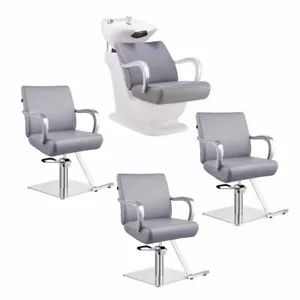 Beauty Salon Package Deals Salon Chair and Shampoo Unit Package - Picture 1 of 11