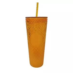 Bicchiere Starbucks arancione mango ombre gioiello tazza fredda Venti 24 oz 2022 Halloween - Foto 1 di 9