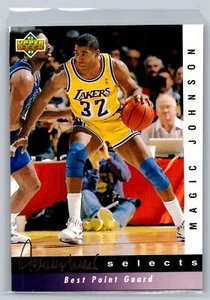 1992-93 Upper Deck #JW5 Magic Johnson Jerry West Selects LAKERS - Bild 1 von 2