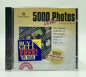 5000 Color Photos Deluxe Edition CD ROM Home/Office *New & Sealed* Swift Jewel - Picture 1 of 5