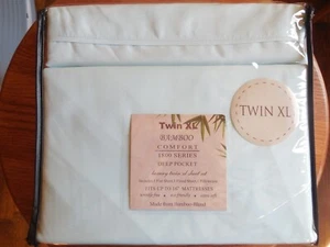 Bamboo Comfort 1800 Series Sheet Set Deep Pocket Fits 16" Mattress – Bamboo Blen - Picture 1 of 4