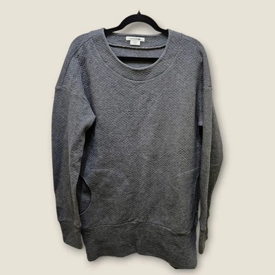 Sudadera gris acolchada Lacoste para mujer talla UE 40 (EE. UU. mediana) bolsillos manga larga Foto 1 de 4