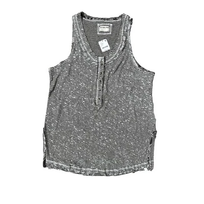 Camiseta sin mangas We The Free para mujer a rayas con botones talla L nueva con etiquetas Foto 1 de 4