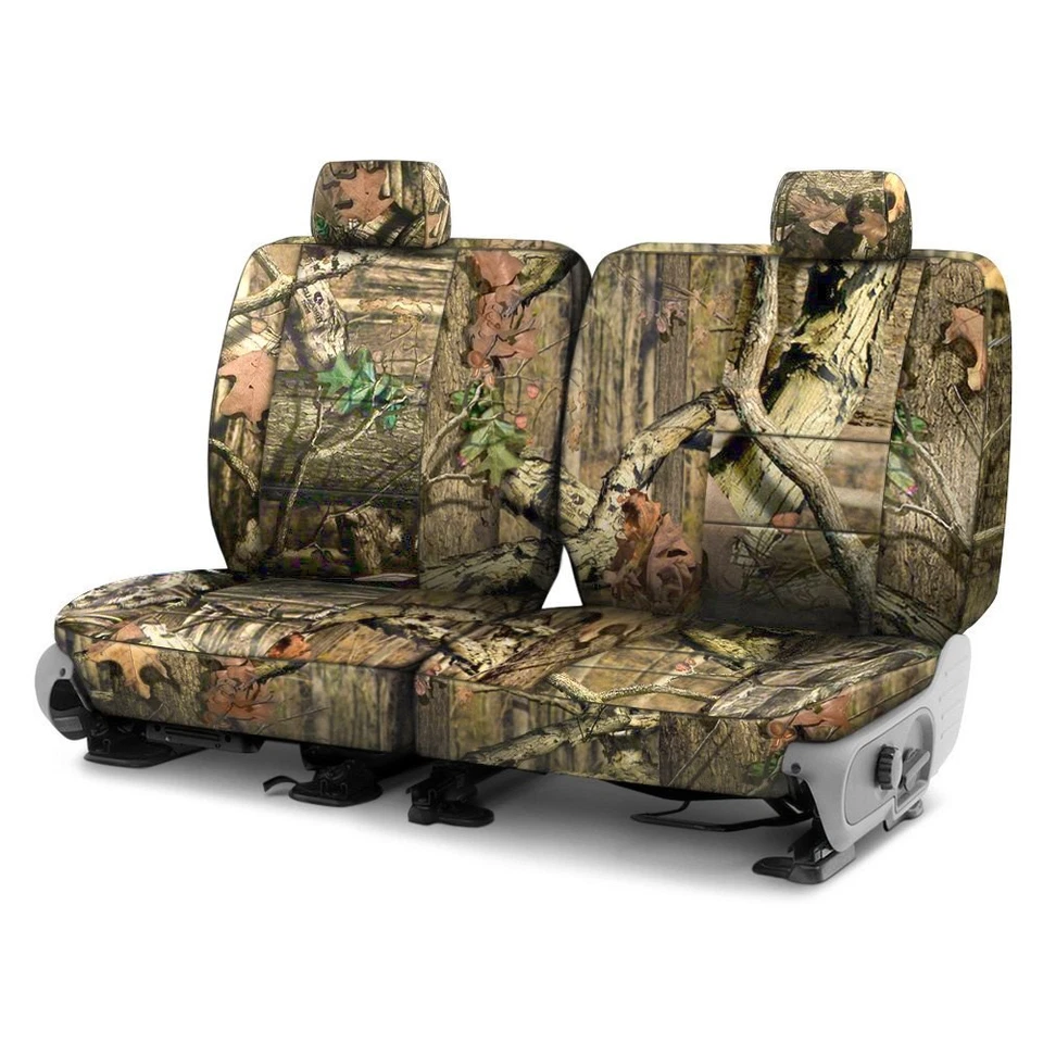 For GMC Envoy XL 02-04 Seat Cover Mossy Oak 2nd Row Camo Break Up Infinity Foto 1 de 4