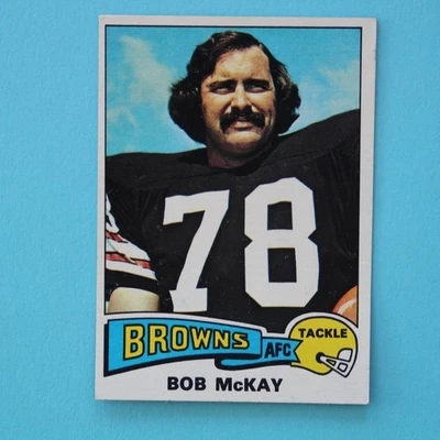 1975 Topps Football #314 Bob McKay - Excellent to Near Mint Condition - Image 1 of 2