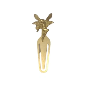 Fairy/Pixie Metal Bookmark Book Clip Gold Tone - Picture 1 of 3