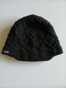 Sombrero Patagonia Gorro Ajustado Mujer Talla Única Lana Merino Forrado Vellón Tejido con Cable - Imagen 1 de 6