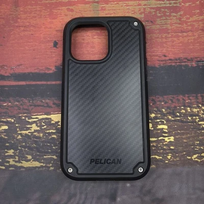 Pelican Shield Case MagSafe Apple iPhone 15 Pro Max Shield Carbon Fiber Black - Image 1 of 3