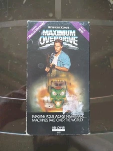 Stephen King's Maximum Overdrive (VHS, 1986) Karl-Lorimar Video - Picture 1 of 9