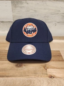 Cappello/Berretto da Baseball Mitchell & Ness Houston Astros Snapback Nuovo con etichette - Foto 1 di 3