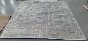 BEIGE / SLATE 8'-0" x 8'-0" Back Stain Rug, Reduced Price 1172775508 ADR207B-8SQ - Picture 1 of 4