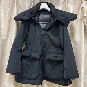 UNIQLO +J Hybrid Down Coat Jil Sander Black Women's size S Short Length Used - Picture 1 of 10