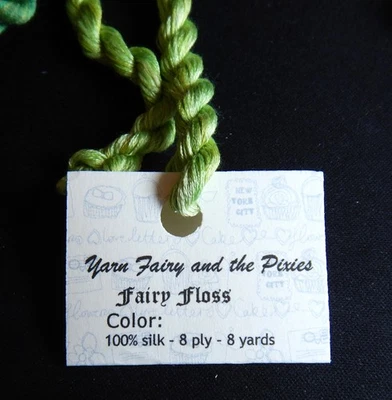 7 madejas hilo de bordar de seda Hadas y los Pixies Foto 1 de 3