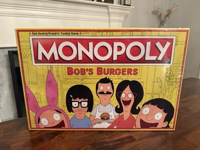 NEW Monopoly Bob's Burgers Board Game USAopoly NEW IN SEALED BOX MN006-443 - Image 1 of 4