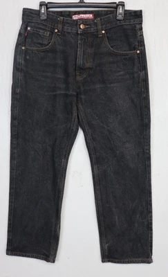 Мужские LOWRIDER серый темно стирка джинсы винтажный размер 34 x 30 бульвар классические брюки - Изображение 1 из 4