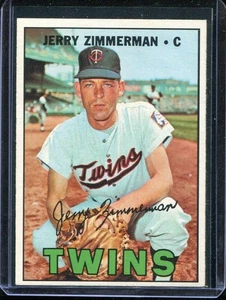 1967 Topps Baseball # 501 Jerry Zimmerman (NM) Near Mint - Picture 1 of 2