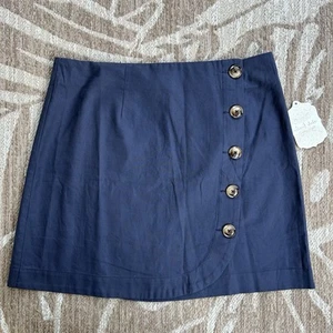 Neu mit Etikett Altar'd State Rock Damen Größe L Large marineblau Minirock mit Knöpfen - Bild 1 von 5