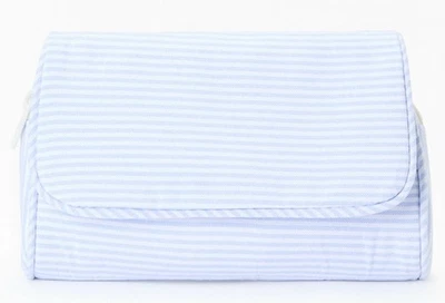 Brandy Melville (John Galt) Blue & White Stripes Makeup Bag  *New With Tags* - Image 1 of 2
