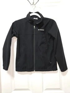 COLUMBIA Youth Sportswear Bowen Lake Softshell Jacket Black Size M Boys Girls - Picture 1 of 7