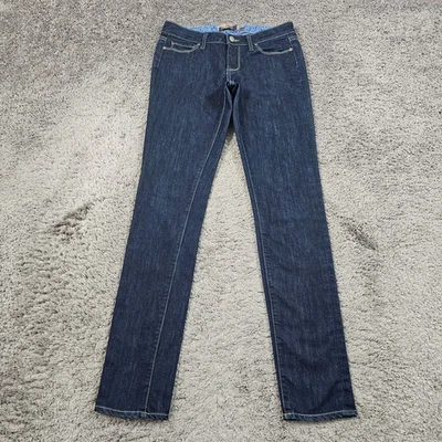 Paige Jeans Womens 28 Low Rise Stretch Dark Wash Denim Straight Skyline 28x33 - Image 1 of 4