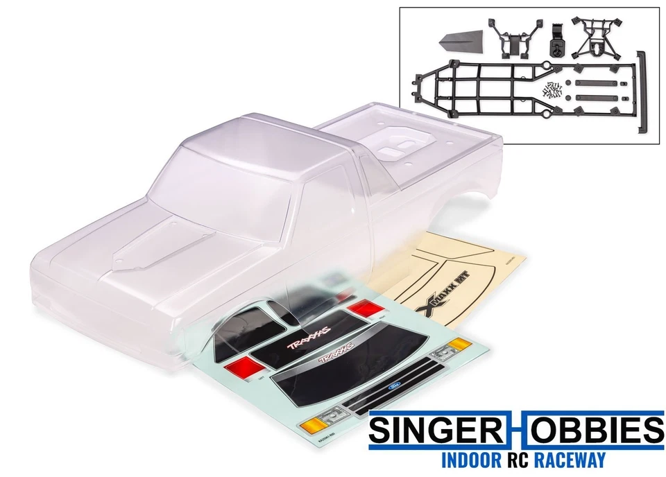 Traxxas 7691 - X-Monster Ford F-150 Clear Body (X-Maxx Monster Truck)