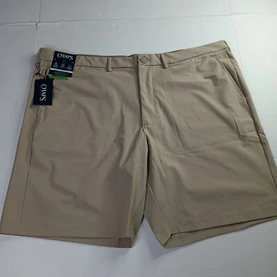 Pantalones Cortos de Golf Chaps Para Hombre 42 Hampton Caqui Calce Ajustado 9" Entrepierna Elastizados Transpirables Foto 1 de 4